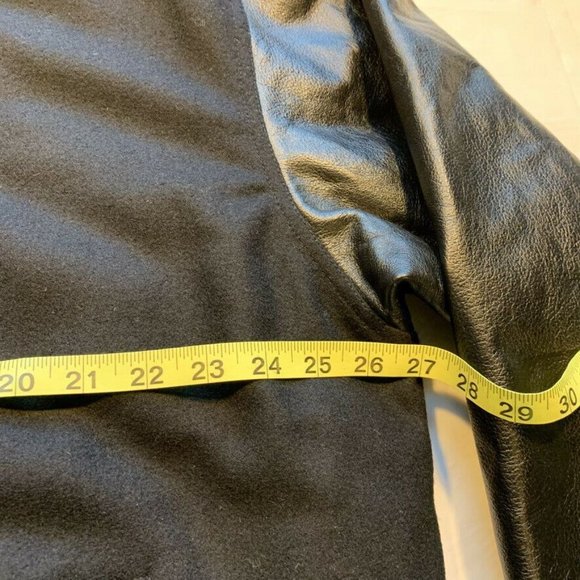 NEW Vintage Lee Sport Rams Wool Leather Bomber Varsity Jacket Insulated  Snap XL - Picture 9 of 11